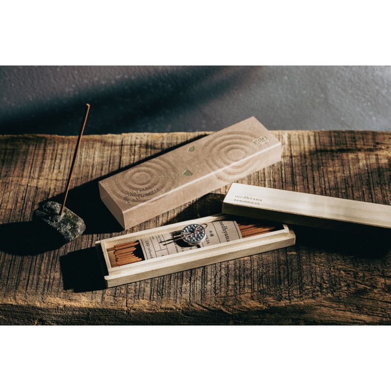 【お香】CBDお香 / CBD infused incense / 檜 HINOKI / 木蓮 MAGNOLIA / 松明花 BERGAMOT / 30本入り