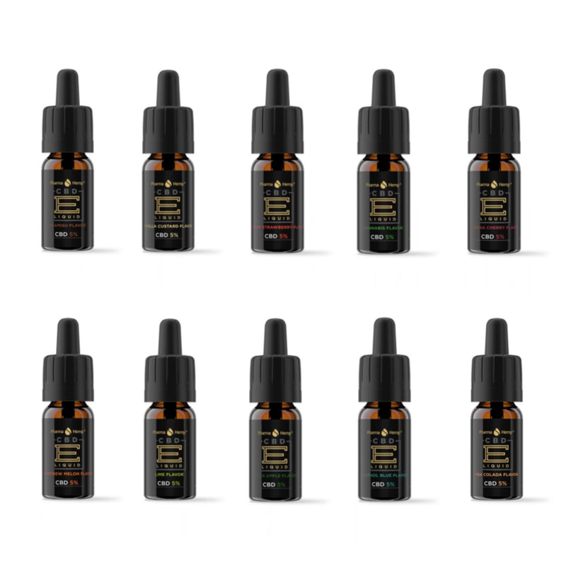 [Suction] CBD liquid 5% / 10 flavors / CBD 500mg 