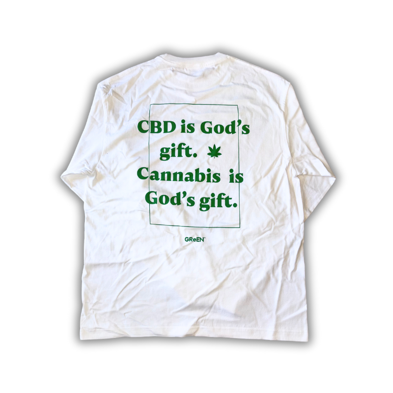 【アパレル】GReEN™オリジナルプリントロンT / God'sGiftロングTシャツ / 6.2オンス / プレミアム ロングスリーブ Tシャツ