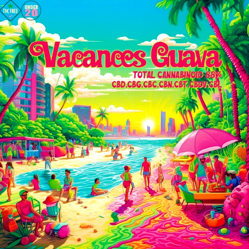 【吸引】ハイパワーレセプターテルペンリキッド / Vacances Guava / 1.0ml