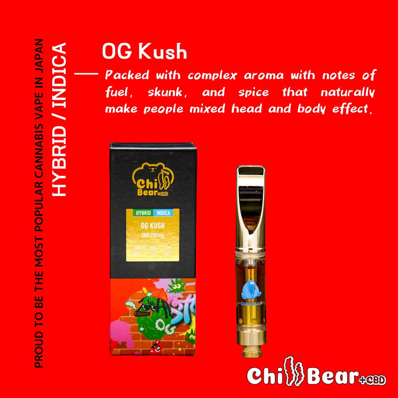 [Suction] CBD Cartridge 70% / Total Cannabinoids 700mg / 5 Flavors