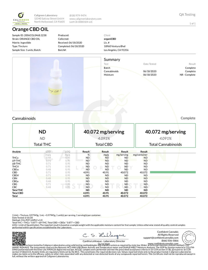 【飲品】CBD油3.3%/CBD 1000mg/5種口味